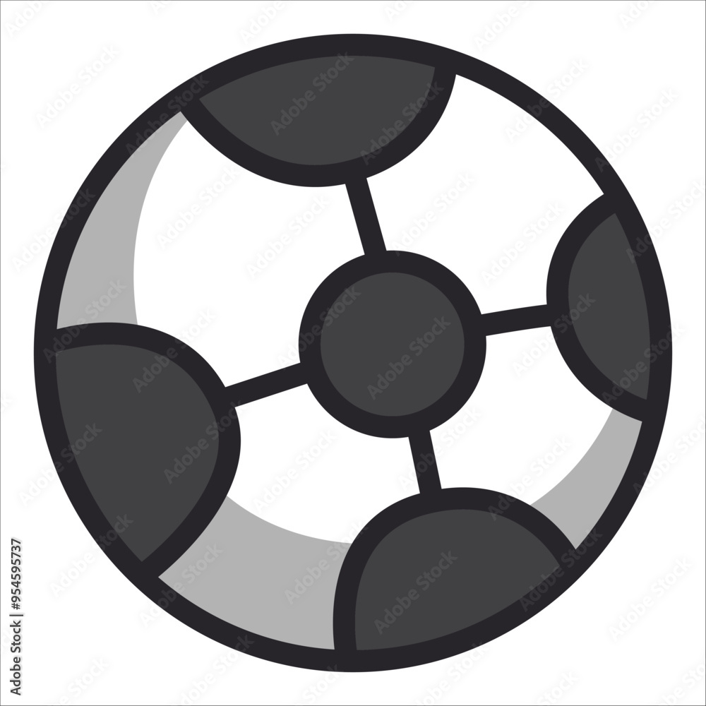 Soccer ball isolated on white background Soccer ball isolated on white background