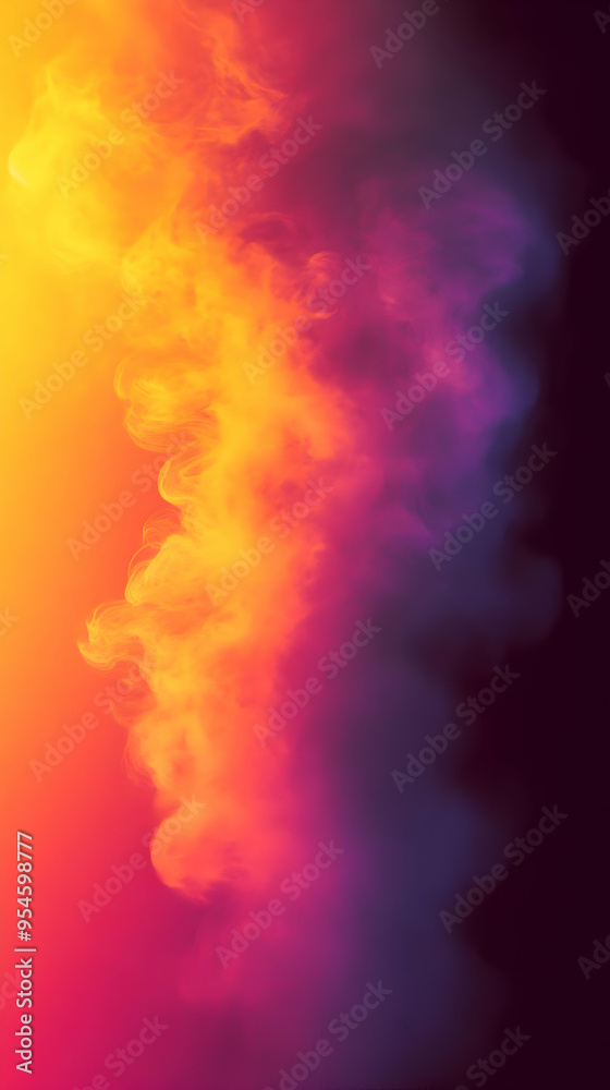 Abstract colorful smoke on black background. Abstract colorful smoke on black background.