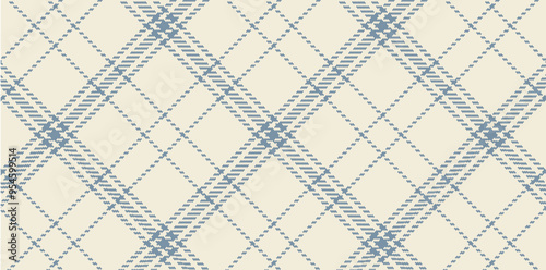 Vector checkered pattern. Tartan, textured seamless twill for flannel shirts, duvet covers, other autumn winter textile mills. Vector Format