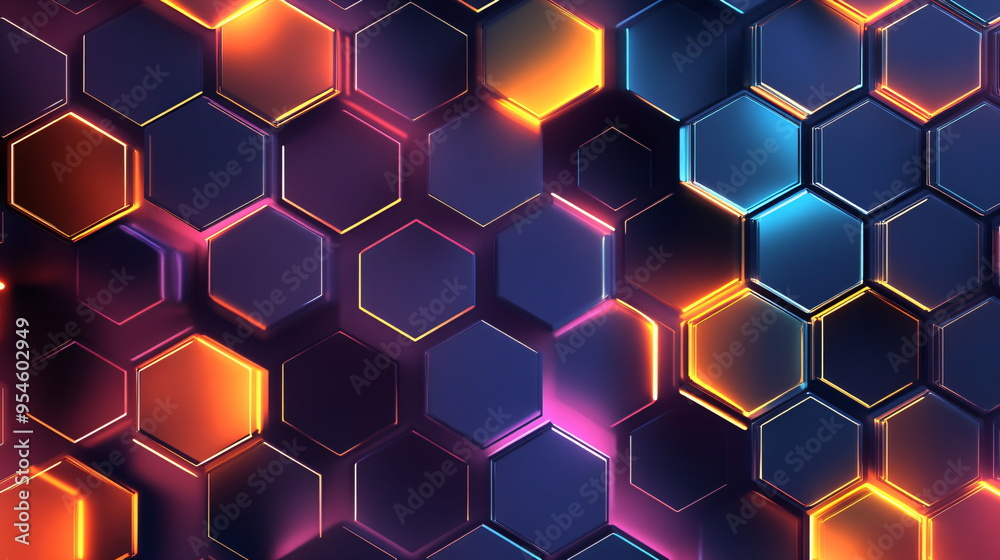 Hexagon pattern Hexagon pattern