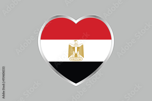Free Download Egypt flag sign, National Egypt flag Vector illustration, Flag of the Arab Republic of Egypt, Illustration Flag of Egypt, Symbol of patriotism and freedom, Egyptian sign, Africa
 - GFXLoad