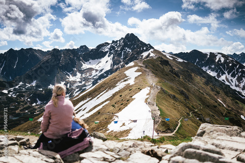 Widok na tatry z Kasprowego wierchu photo