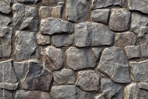 Polished Stone Wall Pattern Texture, High Resolution Background