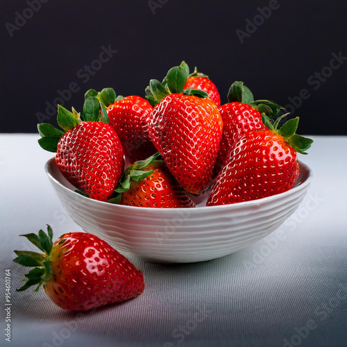 Fresh and Juicy Strawberries.
