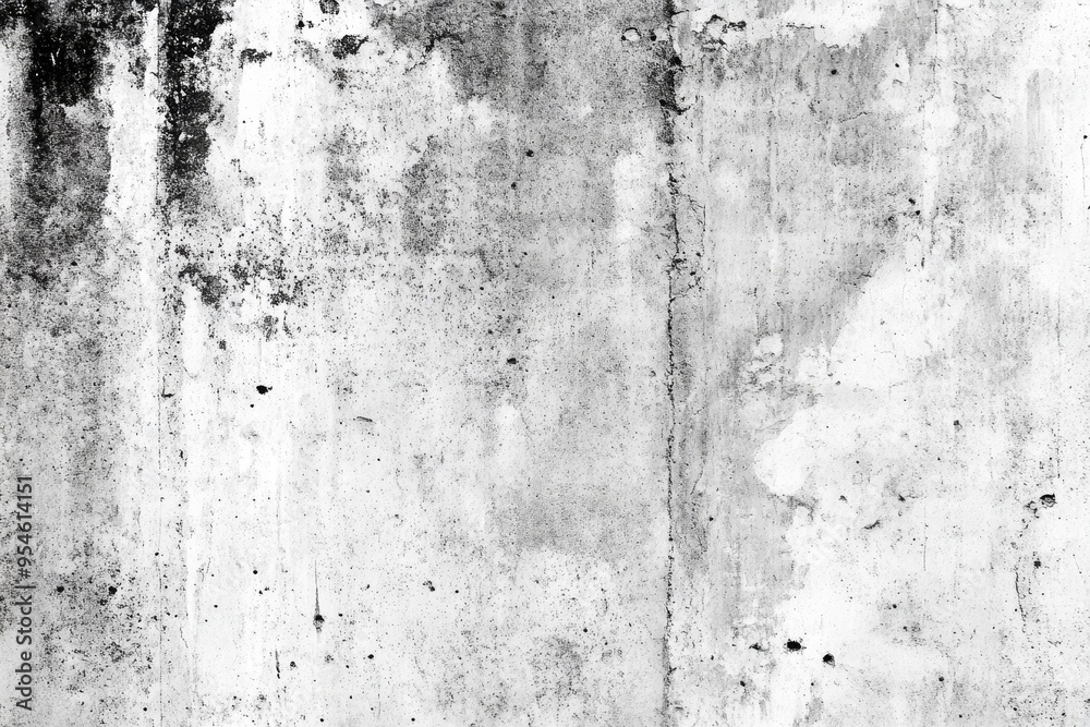 Obraz premium Concrete White Wall Texture, High Resolution Background