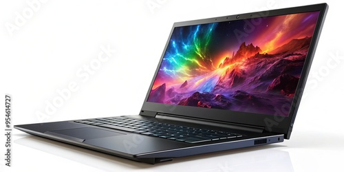 This cutting-edge gaming laptop boasts a futuristic detachable touchscreen, offering unparalleled portability and photo