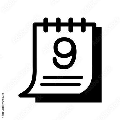 Schedule icon vector illustration graphic design