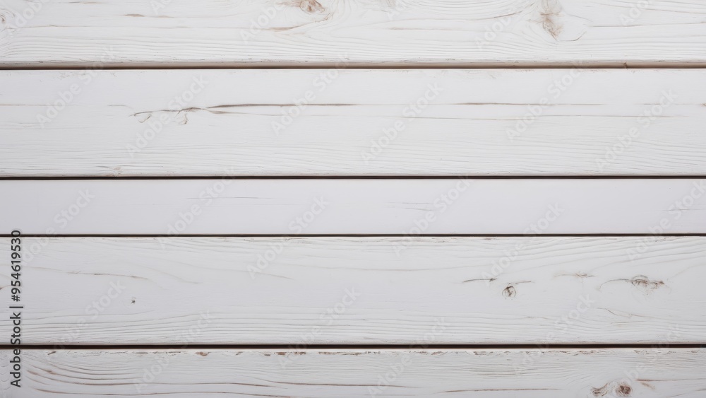Obraz premium White wooden board with texture as background