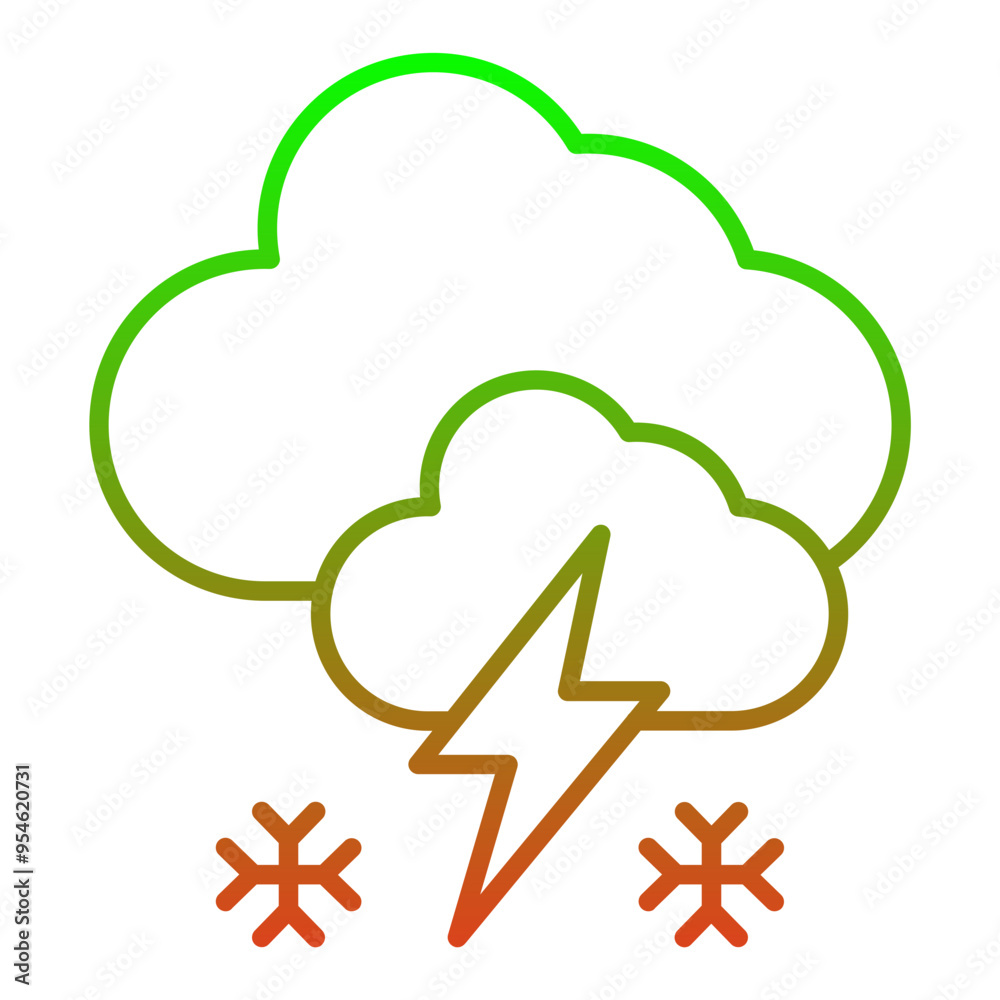 Snow Storm Icon Snow Storm Icon