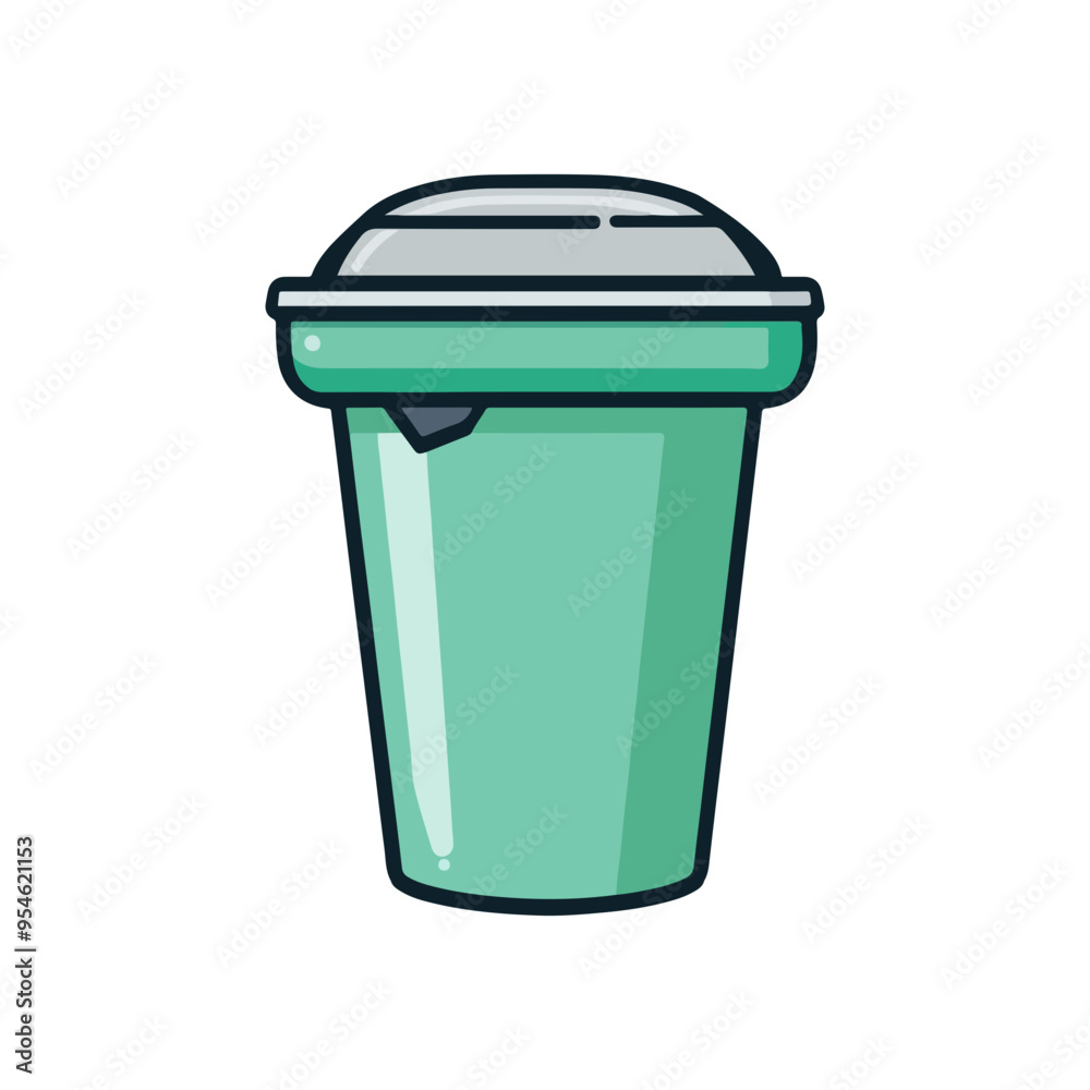 Trash can vector icon Trash can vector icon