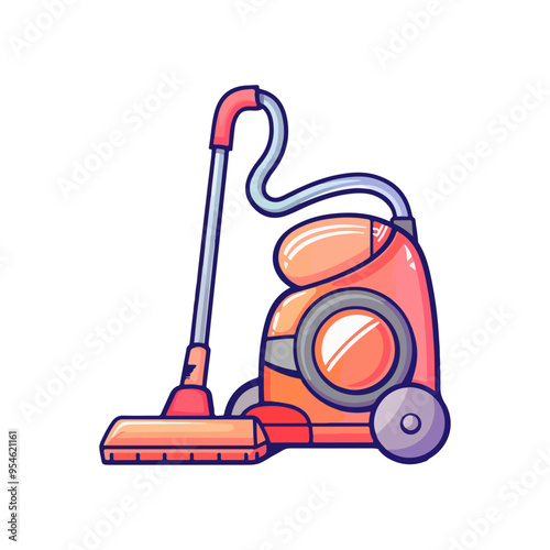 Vacuum cleaner vector icon