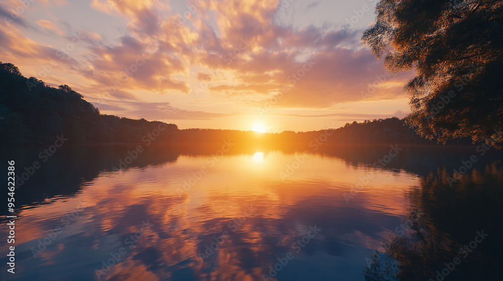 sunrise over the river, sunset over the river, sunset over lake, a calm lake with a stunning sunset reflecting across its surface sunrise over the river, sunset over the river, sunset over lake, a calm lake with a stunning sunset reflecting across its surface