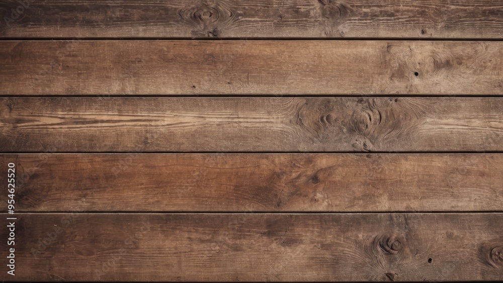 Naklejka premium old wooden board with texture as background