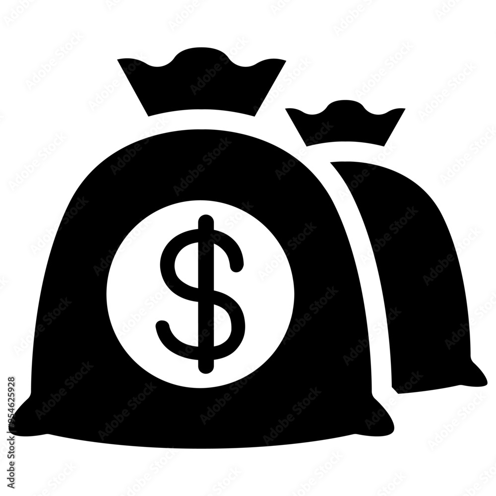 Money bag icon vector illustration graphic design Money bag icon vector illustration graphic design