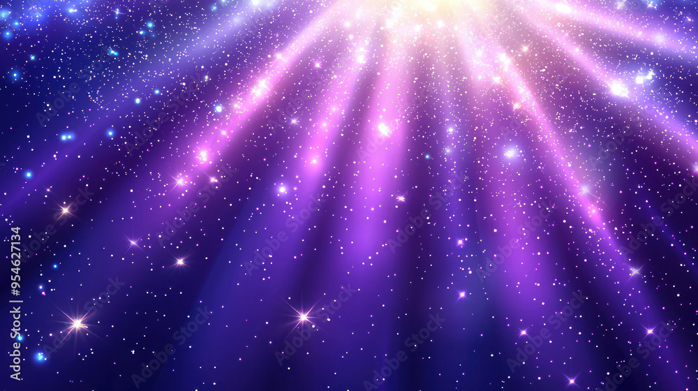 Shining and Sparkling Purple Blue Glare Background with Sunlight Effect and Stars, Glamorous and Elegant Design as Wallpaper Illustration Shining and Sparkling Purple Blue Glare Background with Sunlight Effect and Stars, Glamorous and Elegant Design as Wallpaper Illustration
