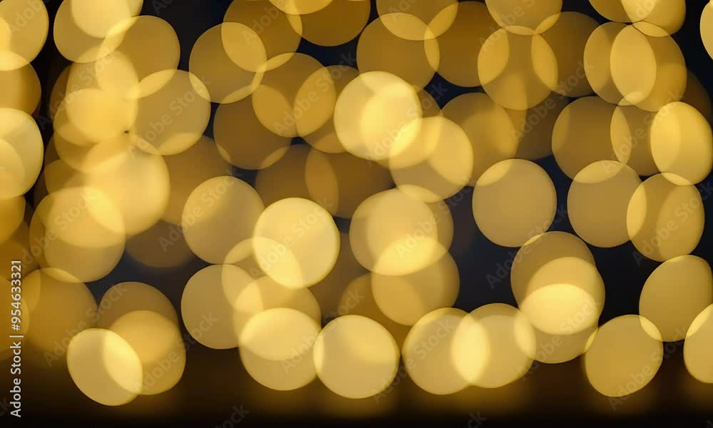 Abstract blurred bokeh lights with a dark blue background. Abstract blurred bokeh lights with a dark blue background.