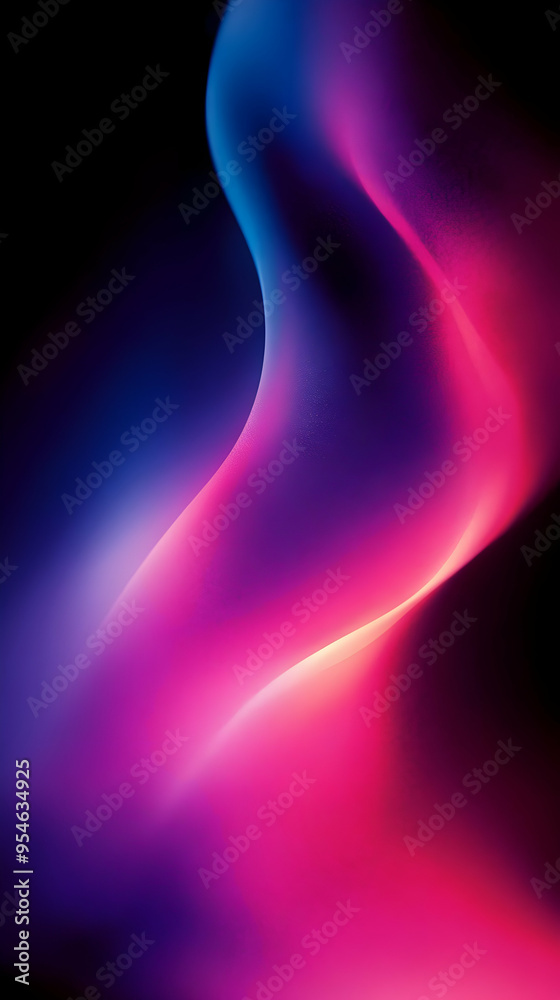 Abstract pink and blue gradient background with a smooth curve. Abstract pink and blue gradient background with a smooth curve.