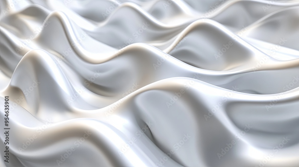 glossy white smooth surface, audio waves glossy white smooth surface, audio waves