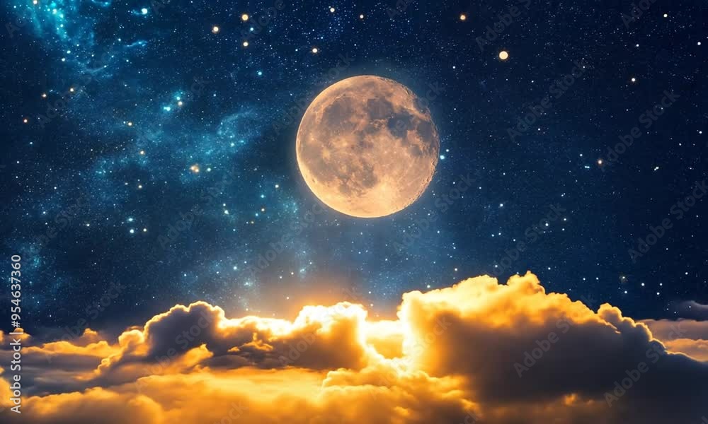 Full Moon Above Clouds Full Moon Above Clouds