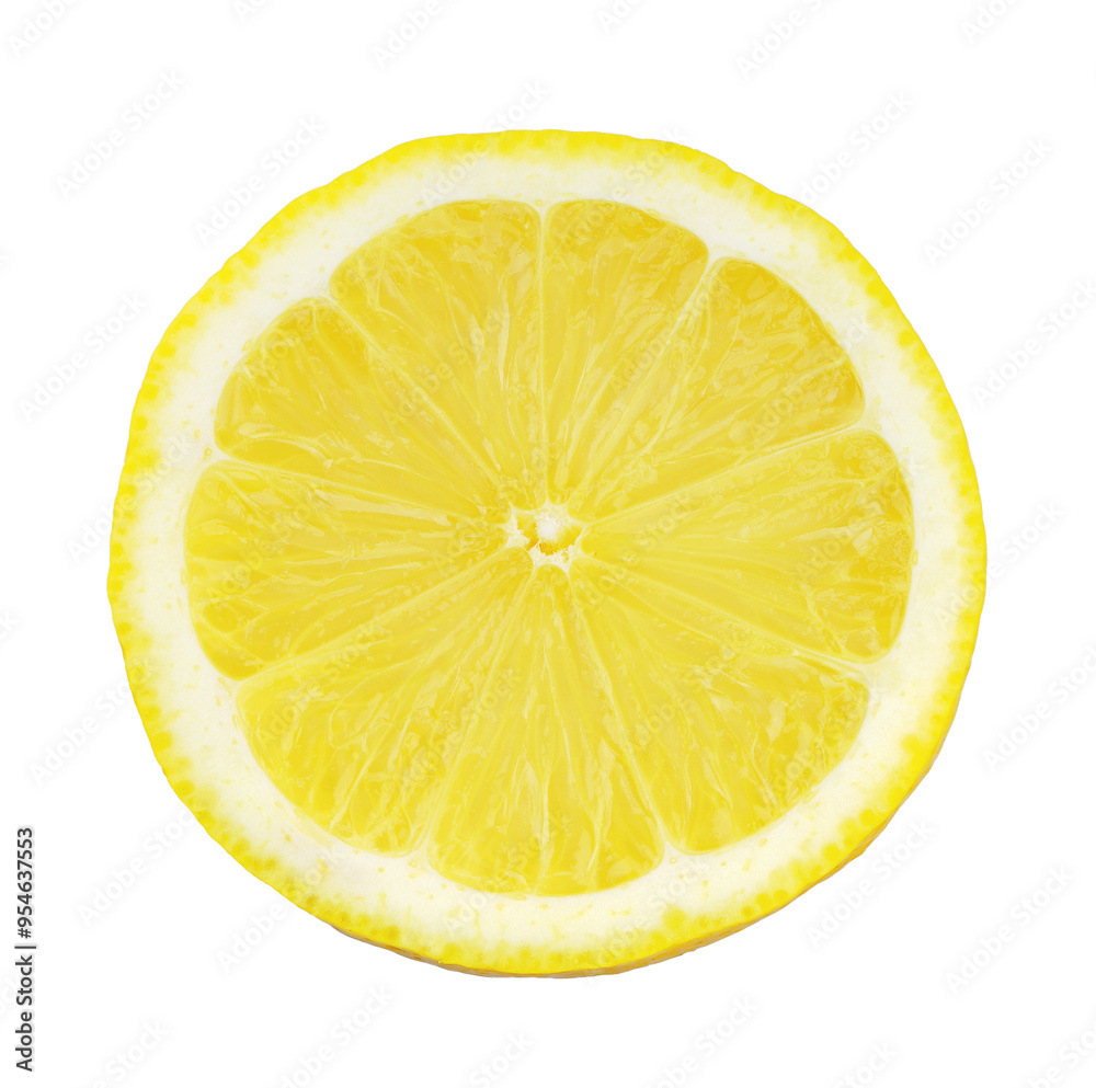 Half lemon fruit isolated on white background Half lemon fruit isolated on white background