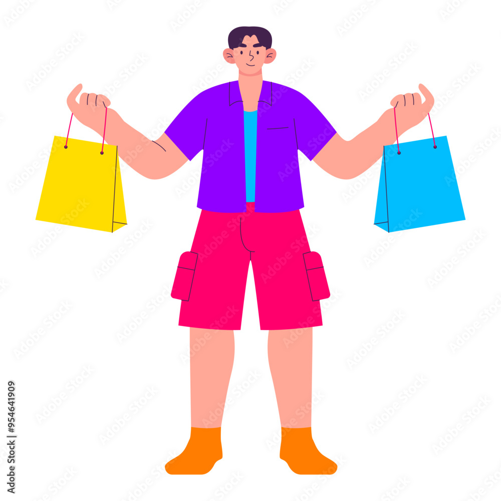 Fashion shopping illustration Fashion shopping illustration