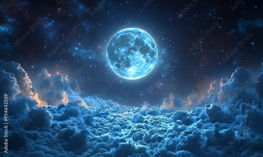 Full Moon Above Clouds Full Moon Above Clouds