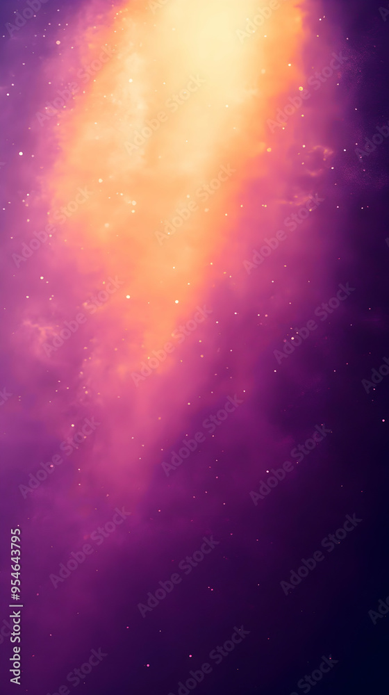 Naklejka premium Abstract purple and yellow textured background with white dots.