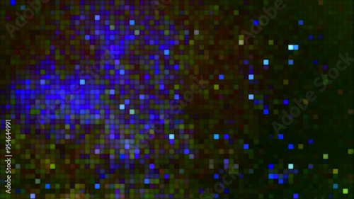 Wallpaper Mural colorful pixel particle abstract background Torontodigital.ca