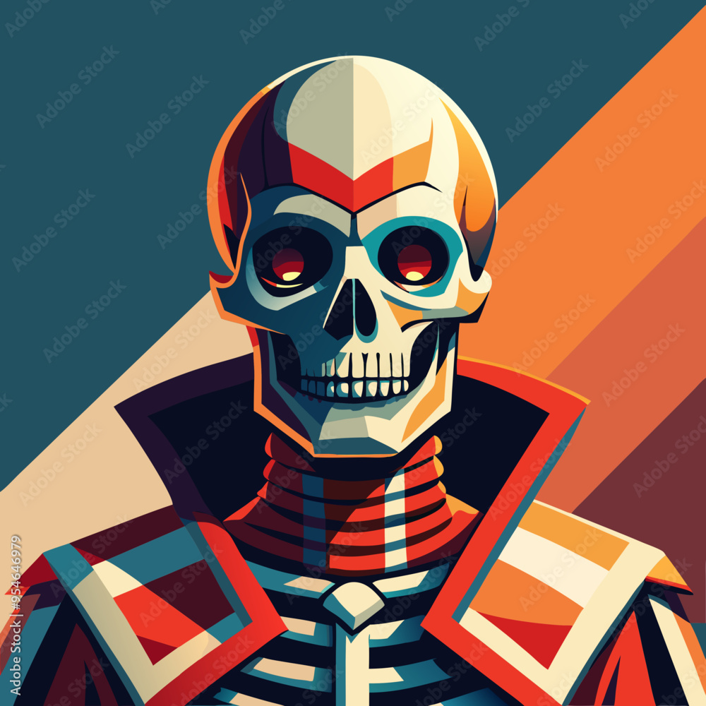 skull pirate skeleton vector illustration skull pirate skeleton vector illustration