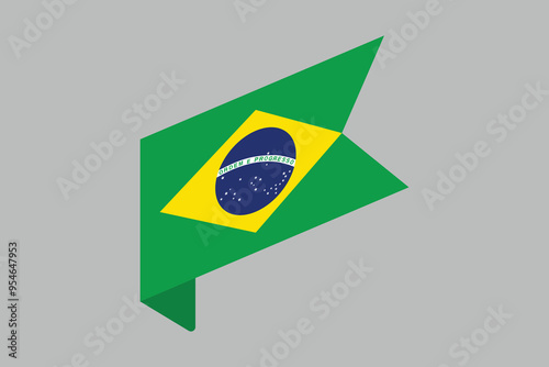 Brazil flag, The flag of Brazil, Brazilian National Flag, EPS Vector Illustration, Flag of the Federative Republic of Brazil, Illustration of the Brazil flag
