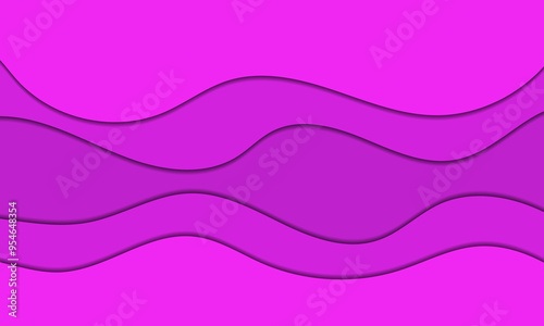 paper cut design with abstract background. Vector design layout for business presentations, banner, flyers, posters and invitations. green, colorful color