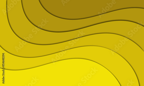 paper cut design with abstract background. Vector design layout for business presentations, banner, flyers, posters and invitations. green, colorful color