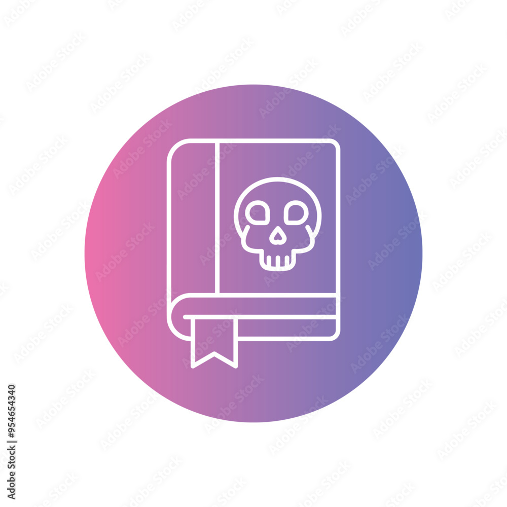 Witches Spellbook icon vector stock illustration Witches Spellbook icon vector stock illustration