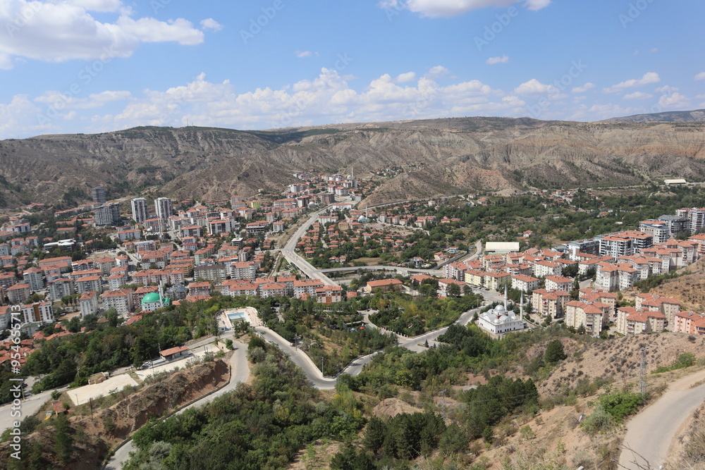 Obraz premium Çankırı city view from Çankırı Castle