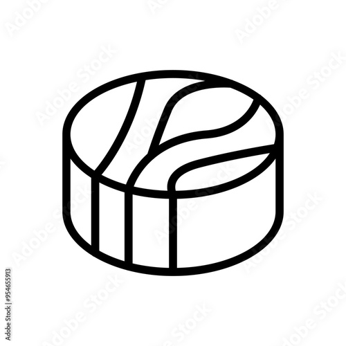 Beef icon in thin line style vector illustration graphic design