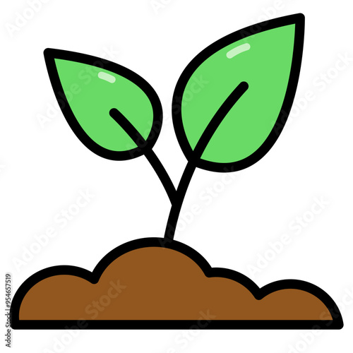 seedling soil icon