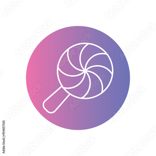 Lolipop icon vector stock illustration