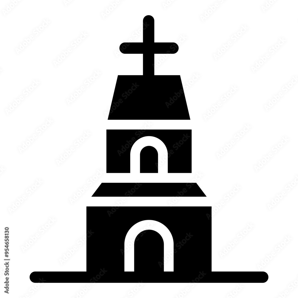 Church icon vector illustration graphic design