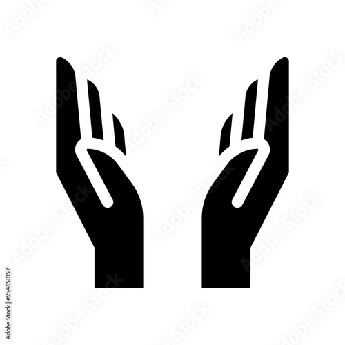 Pray icon vector illustration graphic design