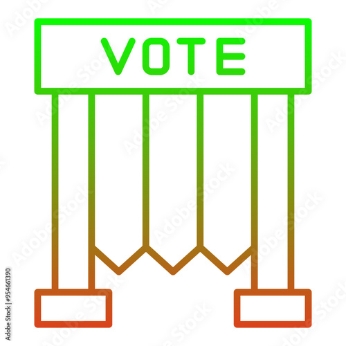 Voting Booth Icon