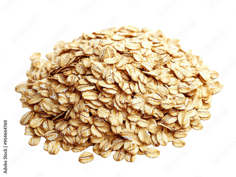 Pile of raw oats on a white background. PNG transparent. Pile of raw oats on a white background. PNG transparent.