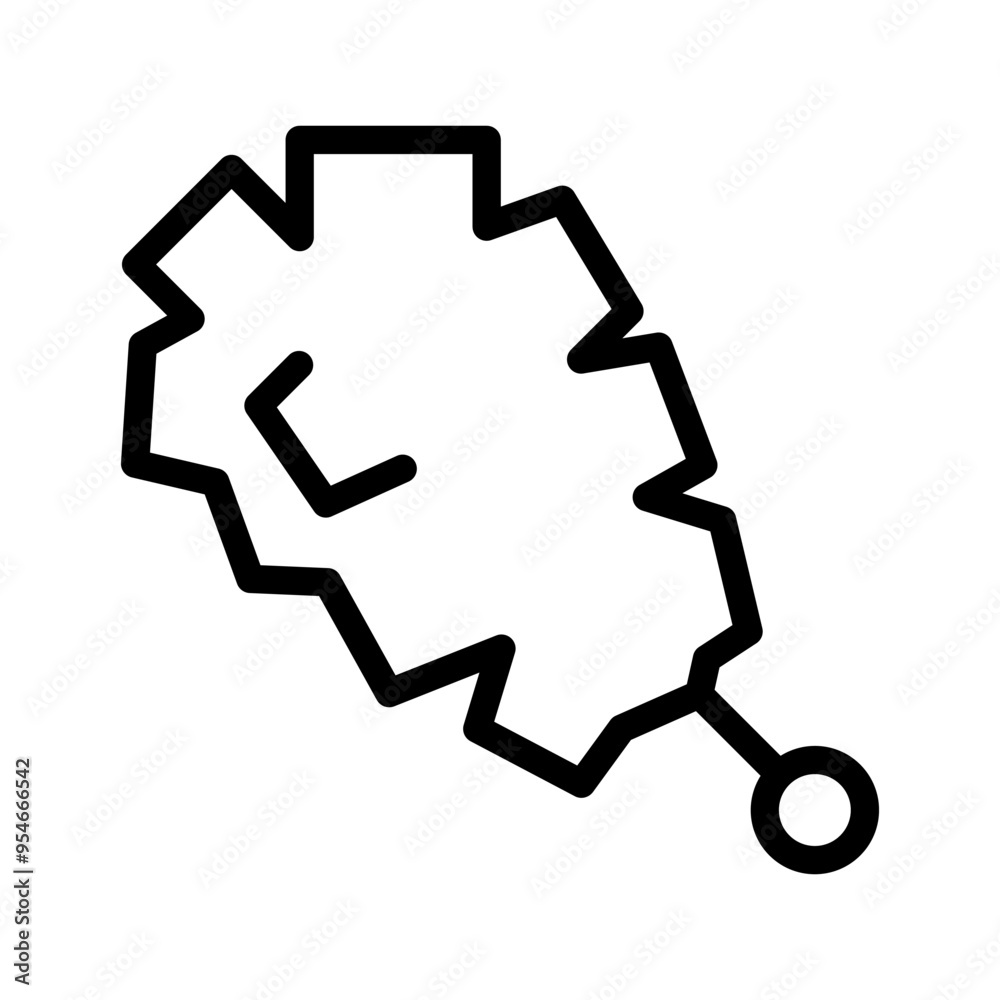 Candy icon in thin line style vector illustration graphic design Candy icon in thin line style vector illustration graphic design
