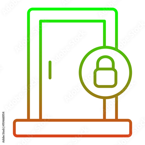 Door Lock Icon