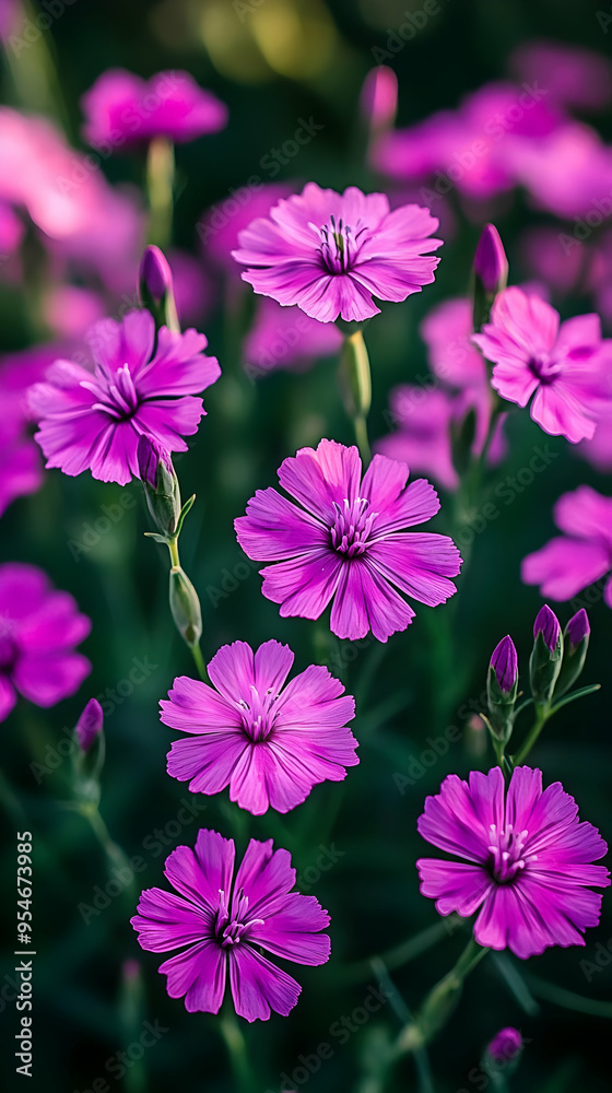 Close-up of vibrant pink flowers with blurred background. Close-up of vibrant pink flowers with blurred background.