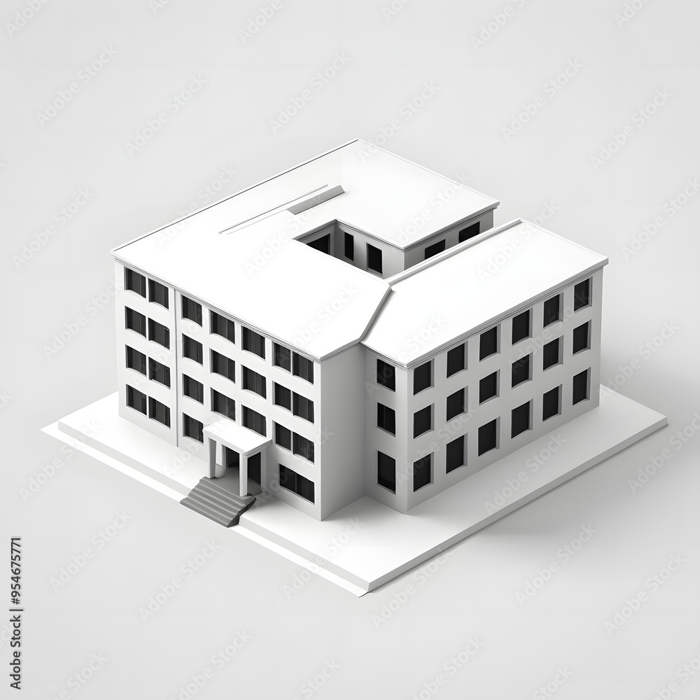 Simple monochrome school building sketch. Minimalistic design for educational concepts and themes. Simple monochrome school building sketch. Minimalistic design for educational concepts and themes.