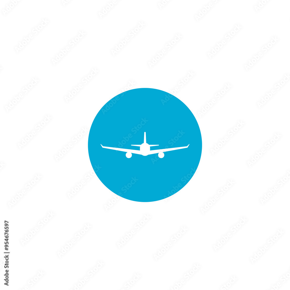 Aircraft airplane icon isolated on transparent background Aircraft airplane icon isolated on transparent background