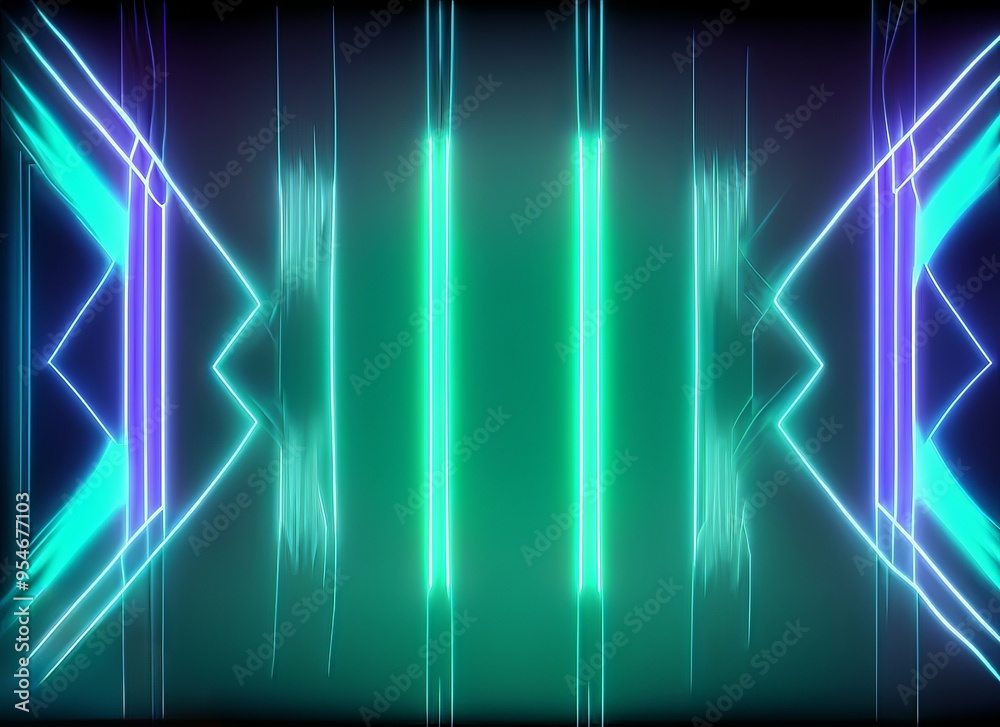 A brilliant row of vibrant neon lights shines brightly in a dimly lit room, creating an intriguing ambience and captivating visual effects A brilliant row of vibrant neon lights shines brightly in a dimly lit room, creating an intriguing ambience and captivating visual effects