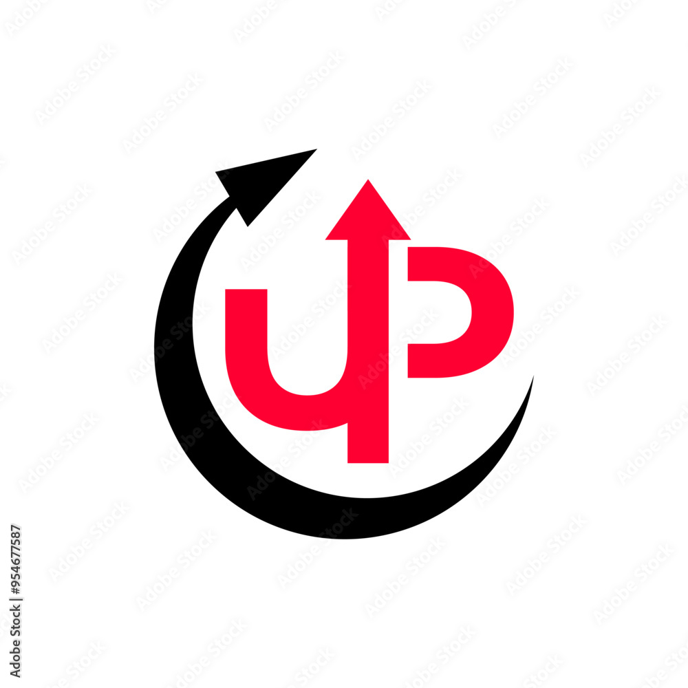 Abstract up logo business logo design template with arrow symbol. Abstract up logo business logo design template with arrow symbol.