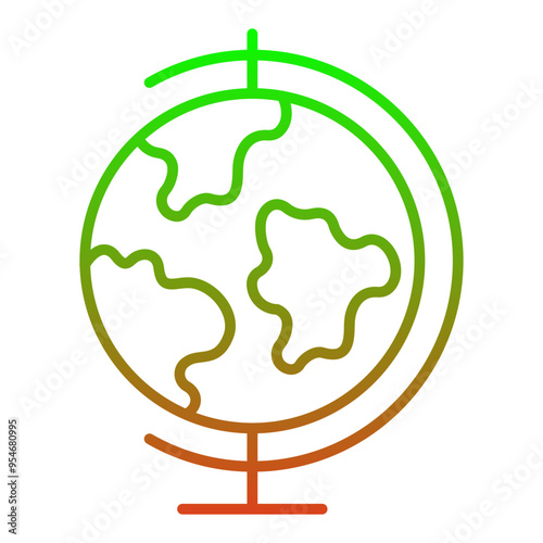 Globe Stand Icon