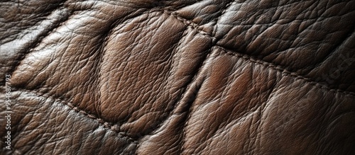 Closeup of leather texture ...